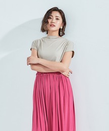 ノースリーブ トップス サブリナネック