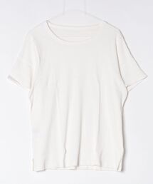 コンパクトコットンリブTシャツ 半袖