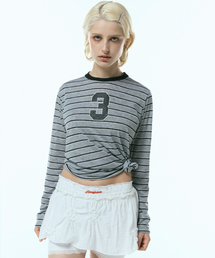 OOH-AHH（ウーアー）の「3 ST Tシャツ（グレー）（Tシャツ/カットソー）」