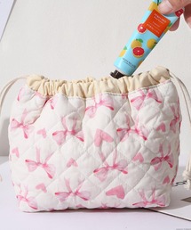 VIBGYOR（ヴィブジョー）の「Liaa/巾着ポーチ ランチバッグ  A18774（お弁当箱）」