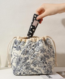 VIBGYOR（ヴィブジョー）の「Liaa/巾着ポーチ ランチバッグ  A18774（お弁当箱）」