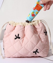 VIBGYOR（ヴィブジョー）の「Liaa/巾着ポーチ ランチバッグ  A18774（お弁当箱）」