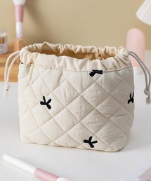 VIBGYOR（ヴィブジョー）の「Liaa/巾着ポーチ ランチバッグ  A18774（お弁当箱）」