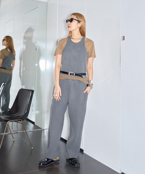 CITYSHOP（シティーショップ）の「ASHER AGNES BOUCLE SWEATPANT L406-J131：パンツ（スウェットパンツ・レディース・ブラック系その他・SMALL）」の14枚目の写真