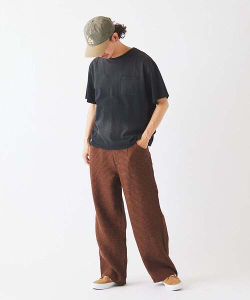 JOURNAL STANDARD relume(ジャーナルスタンダード レリューム)の「サンウォッシュ フェード加工 ポケットTシャツ(Tシャツ/カットソー・メンズ・ブラック/グレー/レッド/ブルー/ライトグリーン・MEDIUM/LARGE)」の20枚目の写真