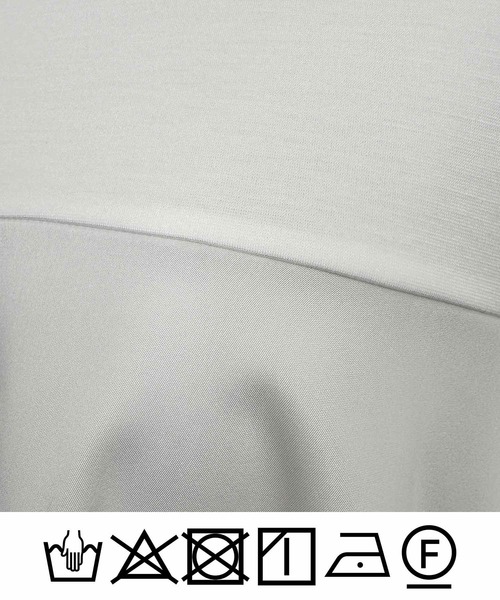 Lo-Fi(ローファイ)の「【WEB限定】サテン切り替えフレアプルオーバー(Tシャツ/カットソー・レディース・オフホワイト/チャコールグレー・M)」の21枚目の写真