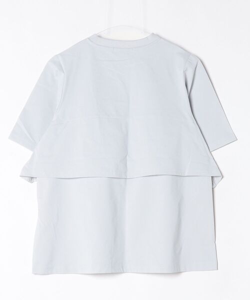 TORUNE(トルネ)の「TORUNE∴フリルコンビネーションカットソー(Tシャツ/カットソー・レディース・ライトグレー/ブラック・M/L)」の3枚目の写真