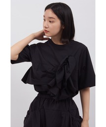 TORNADO MART（トルネードマート）の「ＴOＲＵＮＥ∴フリルコンビネーションカットソー（Tシャツ/カットソー）」