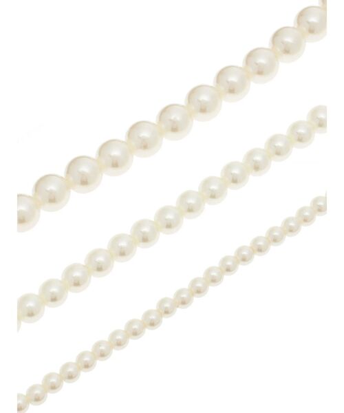 EVRIS（エヴリス）の「LONG PEARL CHAIN 3連 ネックレス（ネックレス・レディース・ホワイト・FREE）」の12枚目の写真