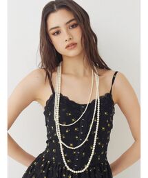 EVRIS | LONG PEARL CHAIN 3連 ネックレス(ネックレス)