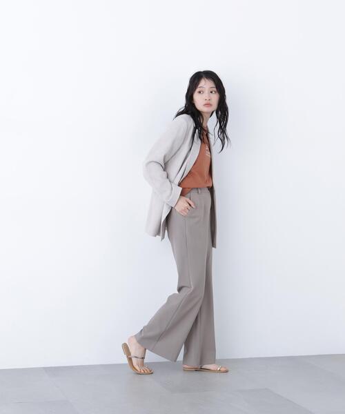 N.(N. Natural Beauty Basic)(エヌエヌナチュラルビューティーベーシック)の「ロゴプリントTシャツ(Tシャツ/カットソー・レディース・オフホワイト/ピンク/ブラウン・FREE)」の16枚目の写真