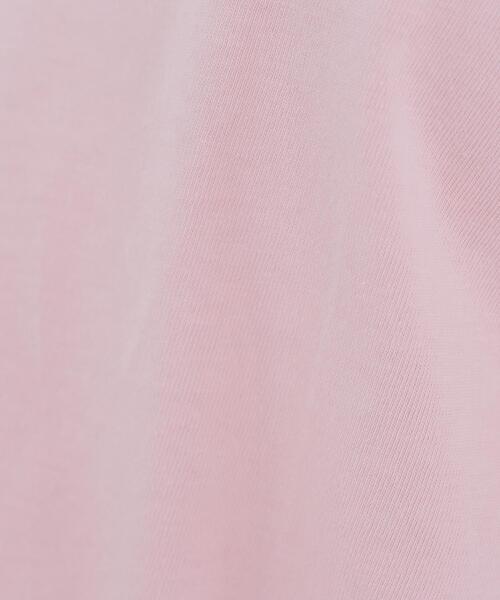 N.(N. Natural Beauty Basic)(エヌエヌナチュラルビューティーベーシック)の「ロゴプリントTシャツ(Tシャツ/カットソー・レディース・オフホワイト/ピンク/ブラウン・FREE)」の5枚目の写真