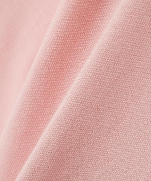 N.(N. Natural Beauty Basic)(エヌエヌナチュラルビューティーベーシック)の「ロゴプリントTシャツ(Tシャツ/カットソー・レディース・オフホワイト/ピンク/ブラウン・FREE)」の4枚目の写真