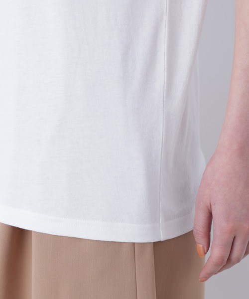 N.（N. Natural Beauty Basic）（エヌエヌナチュラルビューティーベーシック）の「ロゴプリントＴシャツ（Tシャツ/カットソー・レディース・オフホワイト/ピンク/ブラウン・FREE）」の19枚目の写真