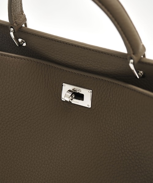 michino（ミチノ）の「LUTECE PM（ハンドバッグ・レディース・ブラック/チャコールグレー・FREE）」の7枚目の写真