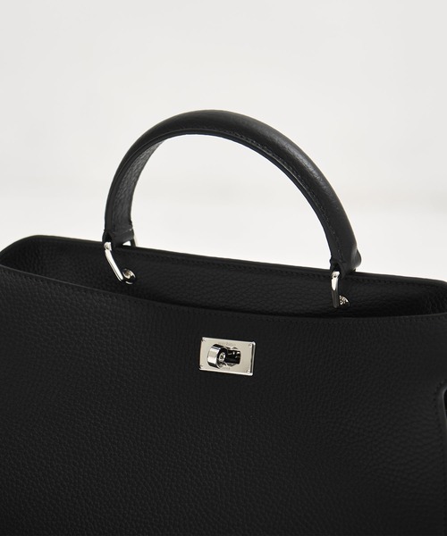 michino（ミチノ）の「LUTECE PM（ハンドバッグ・レディース・ブラック/チャコールグレー・FREE）」の13枚目の写真