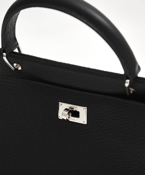 michino（ミチノ）の「LUTECE PM（ハンドバッグ・レディース・ブラック/チャコールグレー・FREE）」の14枚目の写真