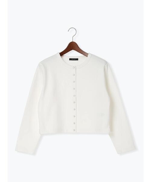 Te chichi(テチチ)の「カットソークルーネックカーディガン(カーディガン/ボレロ・レディース・ブラック/レッド/オフホワイト・F)」の18枚目の写真