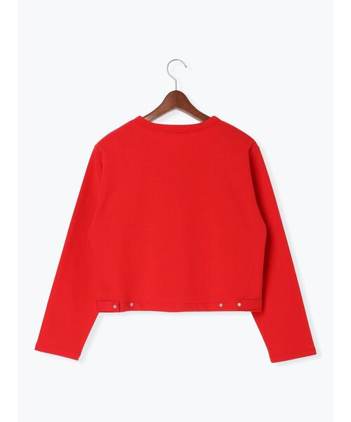 Te chichi(テチチ)の「カットソークルーネックカーディガン(カーディガン/ボレロ・レディース・ブラック/レッド/オフホワイト・F)」の21枚目の写真