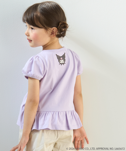 petit main（プティマイン）の「【サンリオキャラクターズ】お花見Tシャツ（Tシャツ/カットソー・キッズ・ブルー/オフホワイト/ラベンダー・120cm/130cm/110cm/100cm/80ｃｍ/90cm）」の4枚目の写真