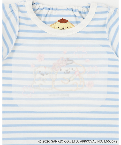 petit main（プティマイン）の「【サンリオキャラクターズ】お花見Tシャツ（Tシャツ/カットソー・キッズ・ブルー/オフホワイト/ラベンダー・120cm/130cm/110cm/100cm/80ｃｍ/90cm）」の17枚目の写真