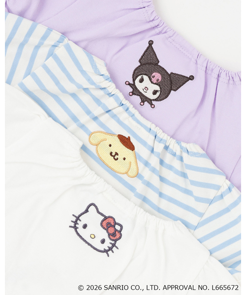 petit main（プティマイン）の「【サンリオキャラクターズ】お花見Tシャツ（Tシャツ/カットソー・キッズ・ブルー/オフホワイト/ラベンダー・120cm/130cm/110cm/100cm/80ｃｍ/90cm）」の20枚目の写真