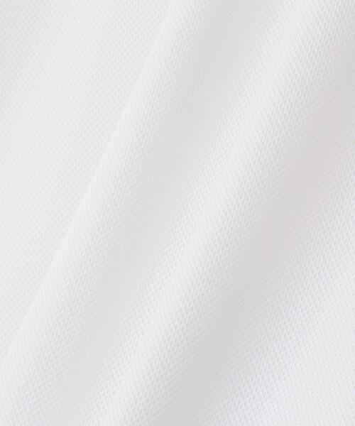 PEARLY GATES(パーリーゲイツ)の「【PEARLY GATES】T/Cカノコシルケット半袖ポロシャツ(ポロシャツ・レディース・ホワイト/ネイビー/ブルー・LARGE/SMALL/MEDIUM)」の9枚目の写真