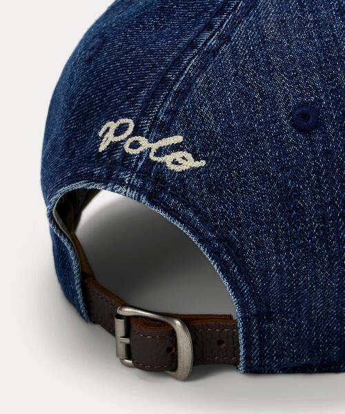 The Ralph ロゴ デニム ボール キャップ（キャップ）｜POLO RALPH