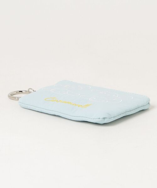 sanrio(サンリオ)の「"09"≪sanrio≫どっちにも伸びーる キーリール付き 2ポケット ナイロン フェイス 刺繍 パスポーチ(パスケース・レディース・ライトイエロー/ライトブルー/ベビーピンク/ライトピンク/ラベンダー/ライトグレー・ONE SIZE)」の8枚目の写真
