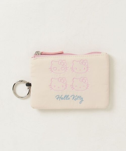 sanrio(サンリオ)の「"09"≪sanrio≫どっちにも伸びーる キーリール付き 2ポケット ナイロン フェイス 刺繍 パスポーチ(パスケース・レディース・ライトイエロー/ライトブルー/ベビーピンク/ライトピンク/ラベンダー/ライトグレー・ONE SIZE)」の10枚目の写真