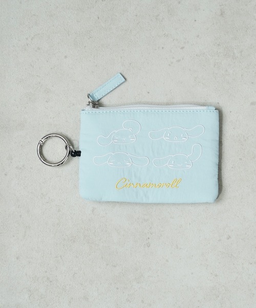 sanrio(サンリオ)の「"09"≪sanrio≫どっちにも伸びーる キーリール付き 2ポケット ナイロン フェイス 刺繍 パスポーチ(パスケース・レディース・ライトイエロー/ライトブルー/ベビーピンク/ライトピンク/ラベンダー/ライトグレー・ONE SIZE)」の14枚目の写真