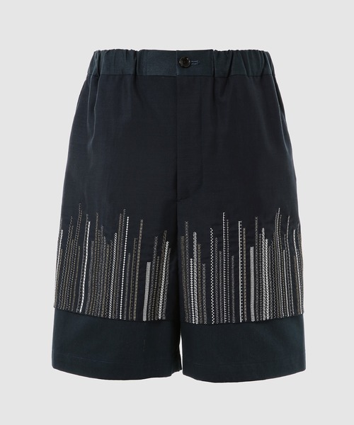 DIGAWEL(ディガウェル)の「Layered shorts(その他パンツ・メンズ・ベージュ/ネイビー・1)」の2枚目の写真