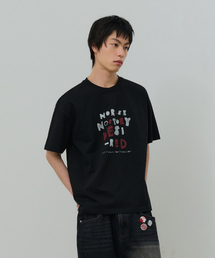 DESIRED（デシレッド）の「フロントプリント半袖Tシャツ-FBSK5807D03（Tシャツ/カットソー）」