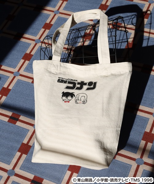 FUNALIVE(ファンアライブ)の「名探偵コナン プリント トートBAG(トートバッグ・レディース・ナチュラル/ネイビー・FREE)」の10枚目の写真