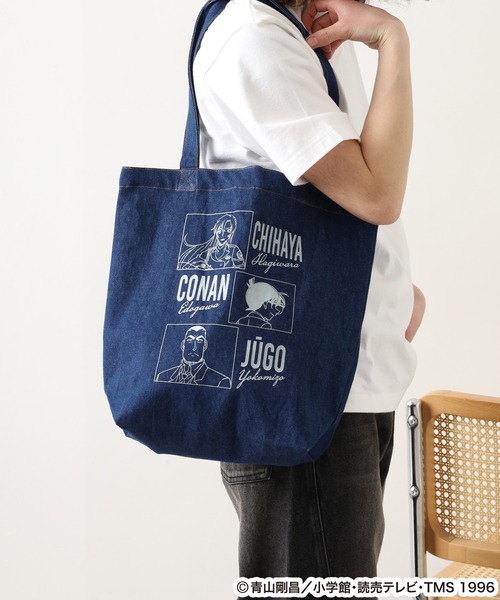 FUNALIVE(ファンアライブ)の「名探偵コナン プリント トートBAG(トートバッグ・レディース・ナチュラル/ネイビー・FREE)」の17枚目の写真