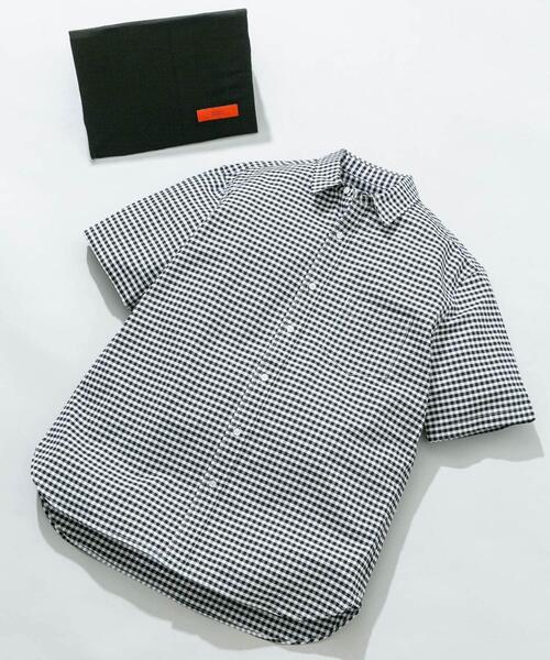 URBAN RESEARCH ROSSO MEN(アーバンリサーチロッソメン)の「『WEB限定』『抗菌/消臭』『XXLサイズあり』ハイパフォーマンスオックス半袖シャツ(シャツ/ブラウス・メンズ・ホワイト/ネイビー/グレー/ライトブルー/ブラック系その他/ストライプ/インディゴブルー/グレー系その他/ブラック/ベージュ/ブルー系その他/グリーン系その他・XX-LARGE/LARGE/MEDIUM/X-LARGE/SMALL)」の4枚目の写真