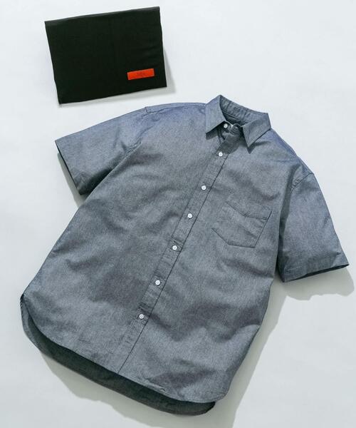 URBAN RESEARCH ROSSO MEN(アーバンリサーチロッソメン)の「『WEB限定』『抗菌/消臭』『XXLサイズあり』ハイパフォーマンスオックス半袖シャツ(シャツ/ブラウス・メンズ・ホワイト/ネイビー/グレー/ライトブルー/ブラック系その他/ストライプ/インディゴブルー/グレー系その他/ブラック/ベージュ/ブルー系その他/グリーン系その他・XX-LARGE/LARGE/MEDIUM/X-LARGE/SMALL)」の11枚目の写真