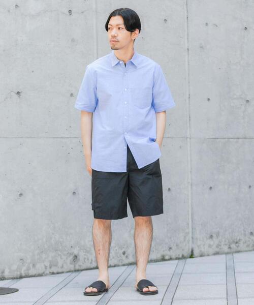 URBAN RESEARCH ROSSO MEN(アーバンリサーチロッソメン)の「『WEB限定』『抗菌/消臭』『XXLサイズあり』ハイパフォーマンスオックス半袖シャツ(シャツ/ブラウス・メンズ・ホワイト/ネイビー/グレー/ライトブルー/ブラック系その他/ストライプ/インディゴブルー/グレー系その他/ブラック/ベージュ/ブルー系その他/グリーン系その他・XX-LARGE/LARGE/MEDIUM/X-LARGE/SMALL)」の20枚目の写真