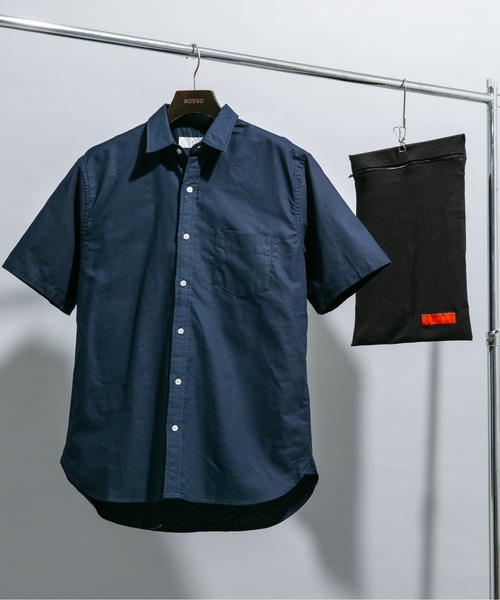 URBAN RESEARCH ROSSO MEN(アーバンリサーチロッソメン)の「『WEB限定』『抗菌/消臭』『XXLサイズあり』ハイパフォーマンスオックス半袖シャツ(シャツ/ブラウス・メンズ・ホワイト/ネイビー/グレー/ライトブルー/ブラック系その他/ストライプ/インディゴブルー/グレー系その他/ブラック/ベージュ/ブルー系その他/グリーン系その他・XX-LARGE/LARGE/MEDIUM/X-LARGE/SMALL)」の1枚目の写真