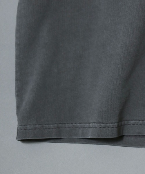 ANPAS（アンパス）の「Premium Feel Pigment-Dyed Cotton T-Shirt / プレミアムタッチ ピグメント コットン 半袖Tシャツ 無地T メンズ レディース ユニセックス カットソー 夏 シンプル（Tシャツ/カットソー・メンズ・ライトグレー/チャコールグレー・S/M/L）」の21枚目の写真