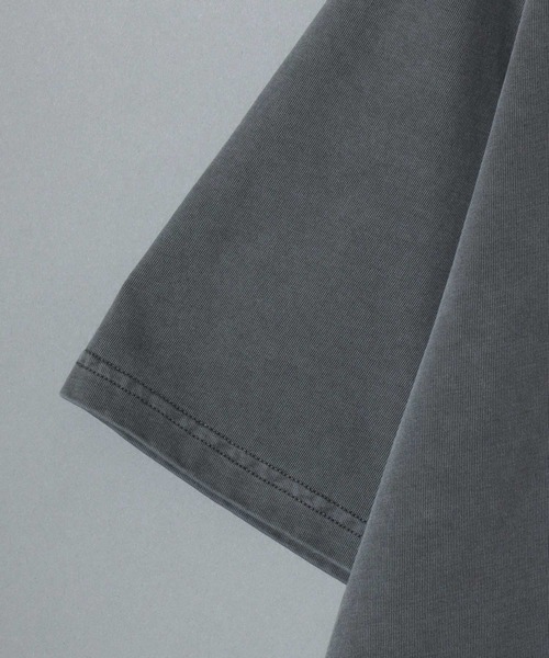 ANPAS（アンパス）の「Premium Feel Pigment-Dyed Cotton T-Shirt / プレミアムタッチ ピグメント コットン 半袖Tシャツ 無地T メンズ レディース ユニセックス カットソー 夏 シンプル（Tシャツ/カットソー・メンズ・ライトグレー/チャコールグレー・S/M/L）」の22枚目の写真