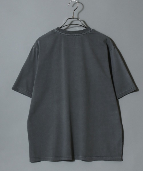 ANPAS（アンパス）の「Premium Feel Pigment-Dyed Cotton T-Shirt / プレミアムタッチ ピグメント コットン 半袖Tシャツ 無地T メンズ レディース ユニセックス カットソー 夏 シンプル（Tシャツ/カットソー・メンズ・ライトグレー/チャコールグレー・S/M/L）」の7枚目の写真