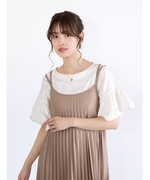 fifth（フィフス）の「フリルスリーブTシャツ（Tシャツ/カットソー・レディース・ブラック/グレイッシュベージュ/ホワイト・F）」の4枚目の写真