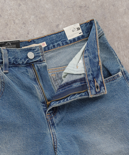 OUTDOOR PRODUCTS（アウトドアプロダクツ）の「Levi's SUPER BAGGY JORT（スラックス・レディース・ブルー系その他・26/25/27）」の8枚目の写真