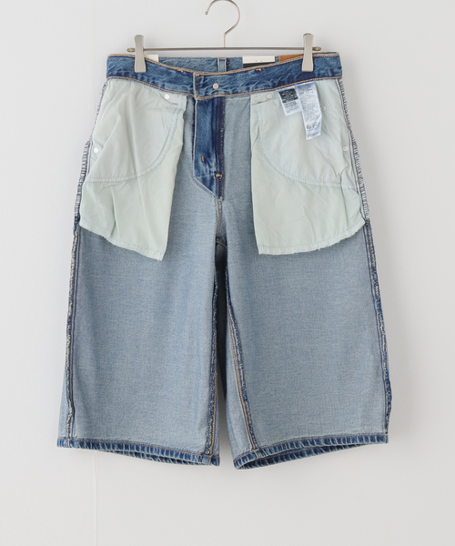 OUTDOOR PRODUCTS（アウトドアプロダクツ）の「Levi's SUPER BAGGY JORT（スラックス・レディース・ブルー系その他・26/25/27）」の9枚目の写真