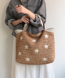 fredy emue | 星刺しゅうペーパーバッグ(トートバッグ)