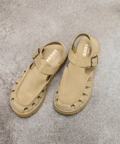 Clarks(クラークス)の「CLARKS/ クラークス meare buckle Gurkhaサンダル(サンダル・レディース・ブラック/ベージュ・23cm/24cm/23.5cm/24.5cm/25cm)」の8枚目の写真