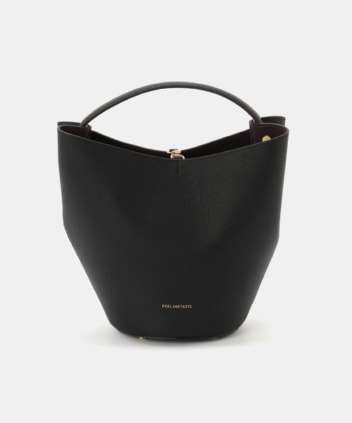 IENA(イエナ)の「FEEL AND TASTE/フィールアンドテイスト Lilly バッグ F211B511(ハンドバッグ・レディース・ブラック/アイボリー/グリーン・FREE)」の4枚目の写真