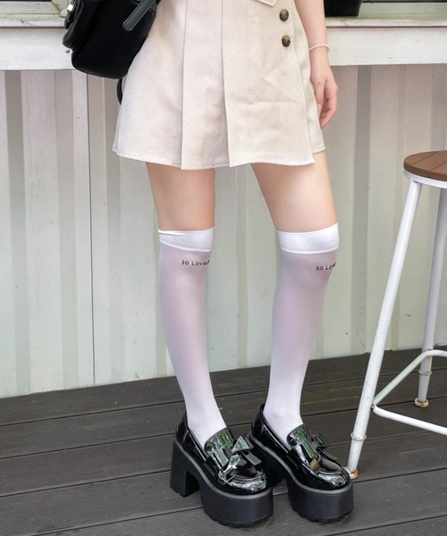 Angelart(エンジェルアート)の「【我慢なしでかわいい】軽量 超厚底 3D リボン ヒール ローファー 5894WBAG(ローファー・レディース・ブラック/ブラック系その他・LL/M/L/S)」の15枚目の写真