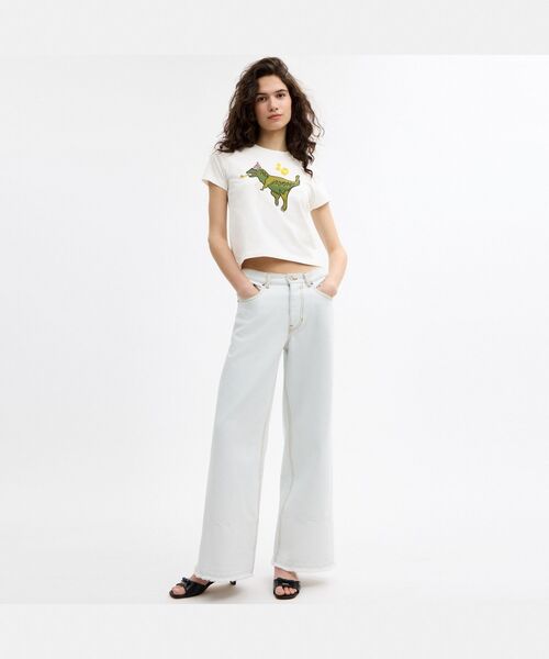 COACH(コーチ)の「レキシー 90's フィット ティーシャツ(Tシャツ/カットソー・レディース・ホワイト系その他・SMALL/MEDIUM/X-SMALL)」の3枚目の写真